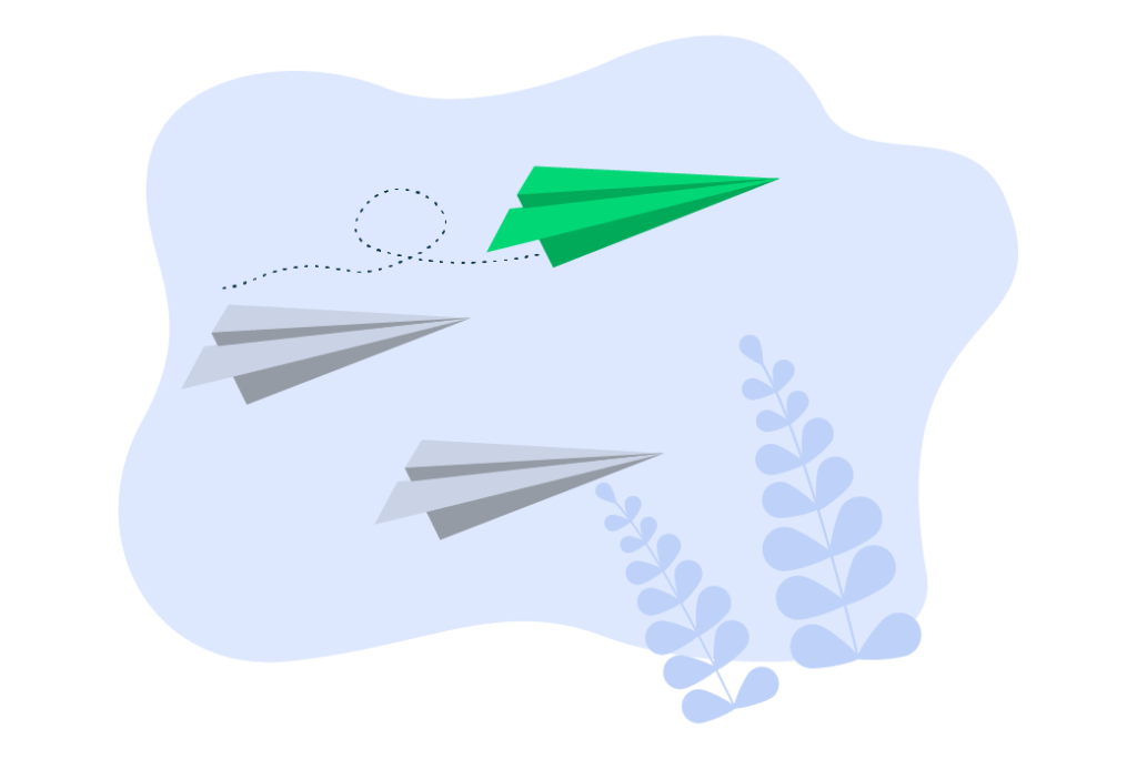 paper plane graphic