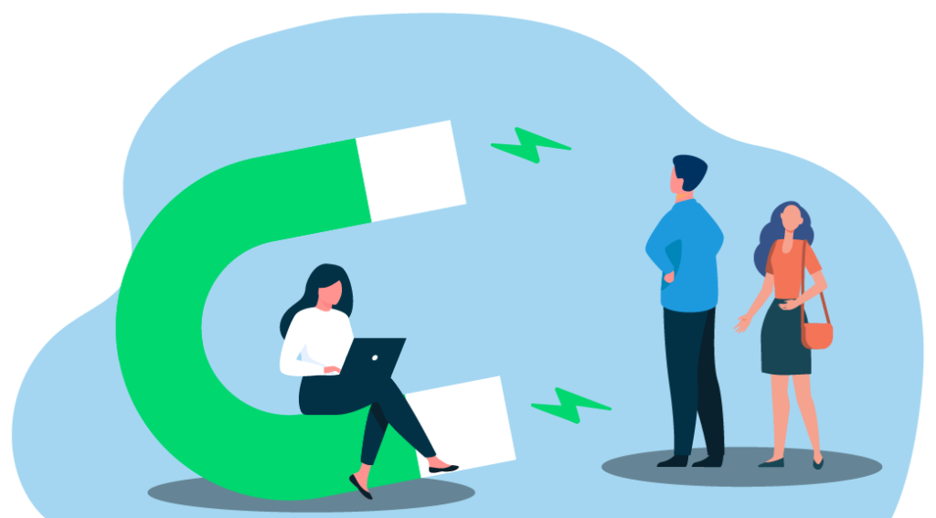Business magnet graphic
