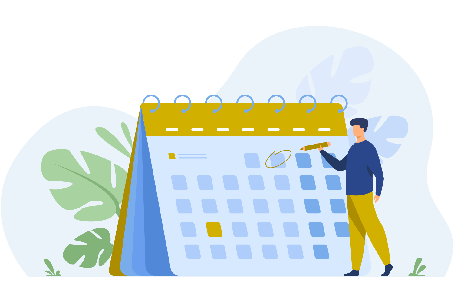 Calendar graphic