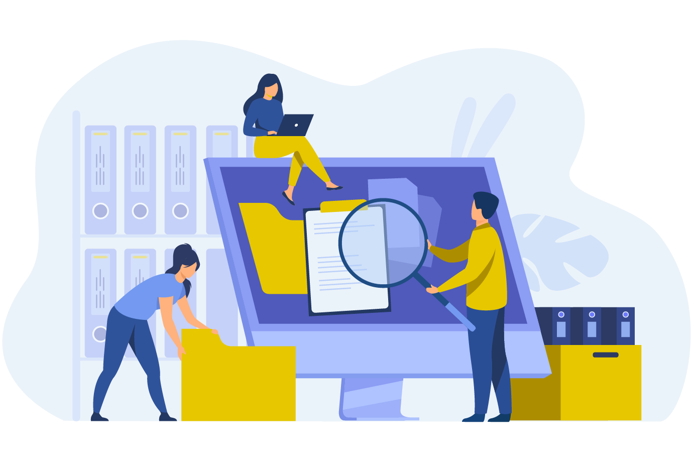 Business filing graphic